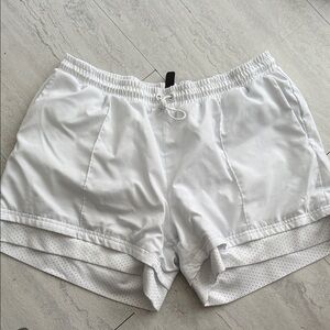 adidas White Women's Athletic Shorts